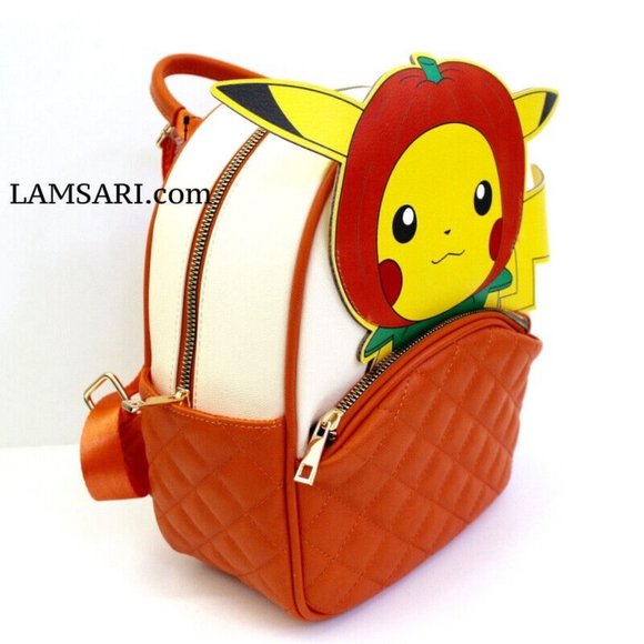 Pokemon Pumpkin Pikachu Mini Backpack - Picture 2 of 5